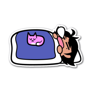 Sleepy Gill Sticker